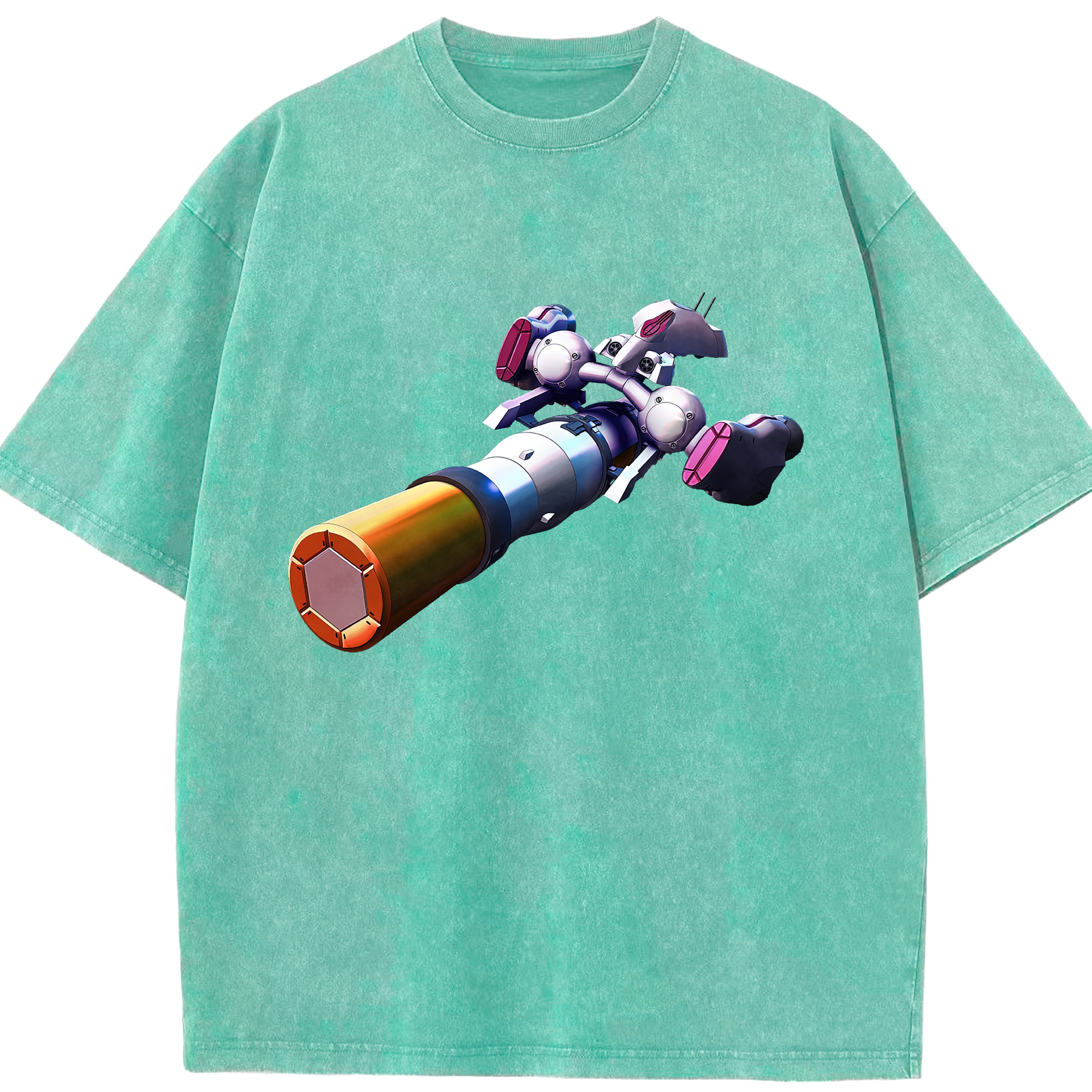 （画像用） 機動戦士ガンダム Mobile Suit Gundam 綿100% ヴィンテージ風 半袖Tシャツ（フロントプリント）
